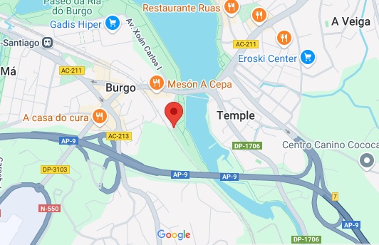 Ubicación de CriptoGalicia en Culleredo, La Coruña